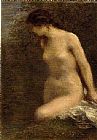 Henri Fantin-latour Famous Paintings - Small Brunette Bather
